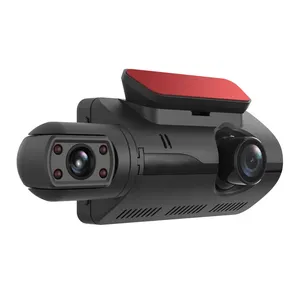 Mini Dash Cam A68 3Inch Ips Scherm Verborgen Auto Black Box Full Hd Wide Angel Voor-en Ir Innerlijke dual Lens Groothoek Auto Recorder