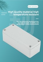 Boîtier de jonction WG-FA9 en aluminium moulé thermolaqué 90*36*31mm pour étanchéité de câbles extérieurs et répartition de fils Chine