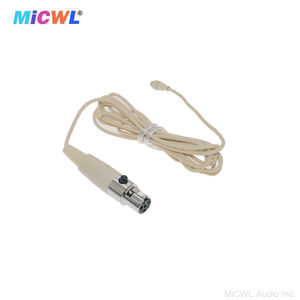 Cable desmontable con micrófono de doble oreja para G2 G3 G4 ULXD4 QLXD SLXD PGXD AD4D SLX ACT ATW Cable separable 6 enchufes Beige - Product Image 5