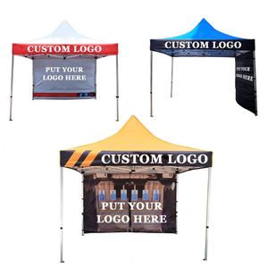Carpa de Toldo Impresa Personalizada Resistente a los Rayos UV de 10x15 pies, Gazebo Plegable para Eventos Corporativos al Aire Libre - Product Image 1