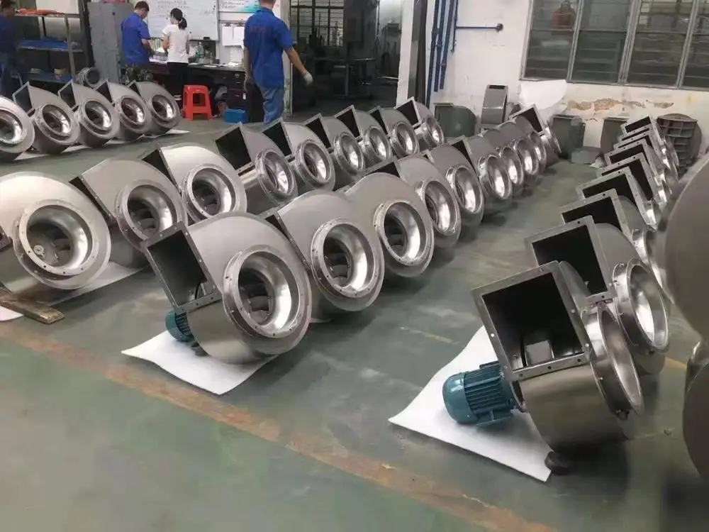 High Temperature Resistant Stainless Steel Industrial Centrifugal Exhaust Fan Blower