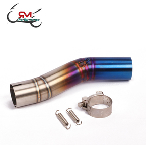 Tubo de Escape para Motocicleta GSXR 600 750 GSXR700 GSXR750, Tubo de Enlace Medio Deslizante para Suzuki <span class=keywords><strong>GSX</strong></span> <span class=keywords><strong>R600</strong></span> R700 R750 K7 <span class=keywords><strong>K8</strong></span> - Product Image 2