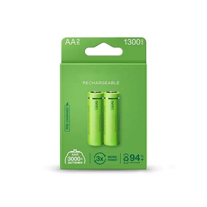 Batteria ricaricabile AA da 1300 mAh, ideale per dispositivi elettronici e accessori, fornisce energia sostenibile e di lunga durata. - Product Image 1