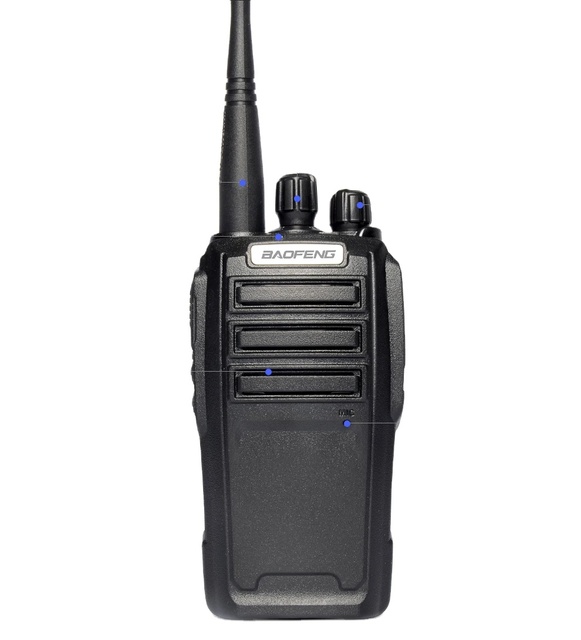 100% Baofeng Original UV6 Professional Top Quality Dual Band Two Way Radio Communication Security Guard Equipment Talkie-walkie