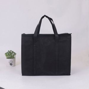 Bolsa Térmica Reutilizable Aislada de 21*14*17cm, Diseño Clásico Informal y Suave para Bebidas y Alimentos, Gran Venta - Product Image 3