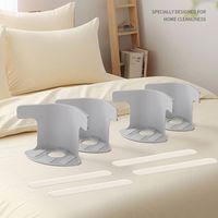 4 attaches de drap de lit robustes avec clips de maintien pour toutes les tailles de matelas