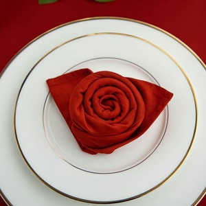 Serviettes en <span class=keywords><strong>coton</strong></span> jacquard champagne classiques, douces et gaufrées, pour la décoration <span class=keywords><strong>de</strong></span> <span class=keywords><strong>table</strong></span> <span class=keywords><strong>de</strong></span> mariage, réutilisables, effet lin. - Product Image 6