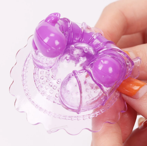 Vibrateur de mamelon pour femmes Vibrateur de sein féminin 1 paire/2PCS Strong Stimulus Nipple Clamps Vibrators - Product Image 4