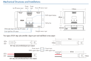Controlador de Movimiento LED para Escaleras <span class=keywords><strong>ES24</strong></span>, DC 5V 12V 24V, 24 Canales, Luz Nocturna PIR Interior, Regulador de Intensidad para Escaleras, Tira Flexible - Product Image 6