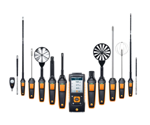 Instrument de mesure de la vitesse de l'air et de la QAI Testo 440 DP avec capteur de pression différentielle et sonde à palettes numérique - Product Image 6