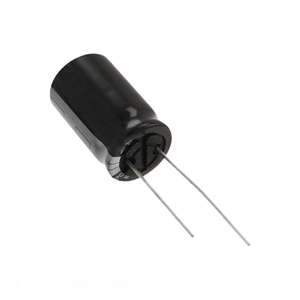 Condensador de Canal de Fabricante, Aluminio, 22uF, 20%, 450V, Radial, de Orificio Pasante, ECA-2WHG220B, 22 uF - Product Image 1