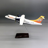 Modèle d'avion en résine moulé sous pression Druk Air Airlines ATR 42-600 à l'échelle 1/70, 32 cm, avec hélice