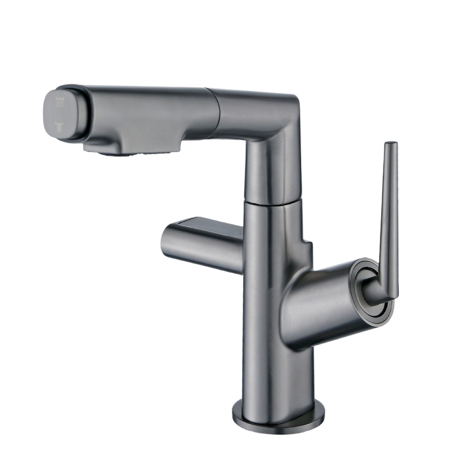 Modern Luxury Single-Hole Bathroom Faucet with Dragon Single-Handle Hot Cold Water Material Ceramic Valve Core
