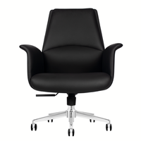 Prix d'usine à dossier haut PDG Mobilier de bureau exécutif commercial Chaise de travail de luxe Chaise de bureau en cuir artificiel