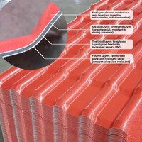 Fabricante de Tejas de Techo de PVC Estilo Moderno de 3 Capas, Resistentes al Fuego y al Calor, Certificadas por la CE