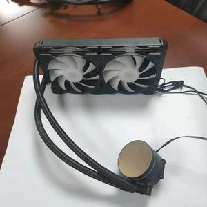 เครื่องทำน้ำเย็น <span class=keywords><strong>CPU</strong></span> 240มม. พร้อม RGB พัดลมคู่ฮีทซิงค์หม้อน้ำสำหรับซ็อกเก็ต Intel ระบบระบายความร้อนด้วยของเหลวสำหรับคอมพิวเตอร์ - Product Image 5