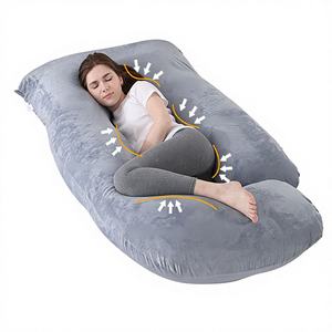 Oreiller de <span class=keywords><strong>grossesse</strong></span> <span class=keywords><strong>ergonomique</strong></span> en forme de U, soutien complet du corps, mousse à mémoire de forme, <span class=keywords><strong>coussin</strong></span> de maternité pour les futures mamans - Product Image 3