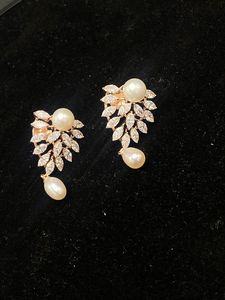 Fashion <b>Stud</b> <b>Earrings</b> Wholesale Supplier for Women Girls Daily Wear Stylish <b>Crystal</b> Pearl Jewelry Collection - Product Image 6