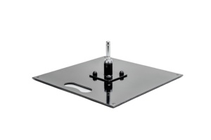 Weihai WZRODS Base carrée en acier avec adaptateur de broche pour l'affichage du drapeau intérieur et le support publicitaire - Product Image 3