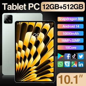 แท็บเล็ตพีซีแบบ10คอร์ Android14หน้าจอ <span class=keywords><strong>IPS</strong></span> ขนาด10.1 GB ขนาด12GB รอม512GB การกำหนดค่า OEM - Product Image 3