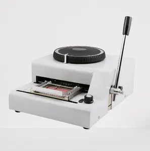 Factory Cheap Price 72 character Manual plastic pvc card embosser machine