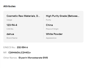 Monoestearato de Glicerina Multigrado (GMS), Emulsionante, Grado USP, Materia Prima para Uso Alimentario, Cosmético e Industrial - Product Image 6