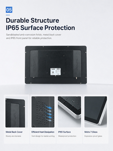 จอสัมผัสอุตสาหกรรมรุ่น TD ซีรีส์บางเฉียบ 7 มม. กันน้ำ IP65 หน้าจอสัมผัสแบบ Capacitive 10 จุด สำหรับคีออสก์ POS อุตสาหกรรม - Product Image 3