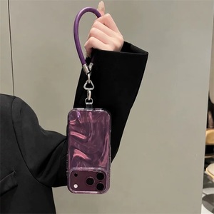 XP040 Suitable <b>for</b> 18promax new iPhone17 16Pro purple water ripple simple advanced protective case - Product Image 4