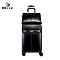 16/17/18/20/22/24 pouces avec sac Business Classics Porte-documents en cuir PU Trolley Bag ensembles de bagages