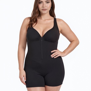 Body Modellante Snellente Contenitivo Addominale e Solleva-Glutei con Chiusura a Cerniera, Vestibilità Aderente, per Donna - Product Image 4