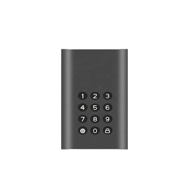 USB 3.0 Digital Key Mobile Encryption Hard Disk SSD 128GB/258GB/512GB/1T Dustproof Waterproof Hardware Encrypted Drive Type-C