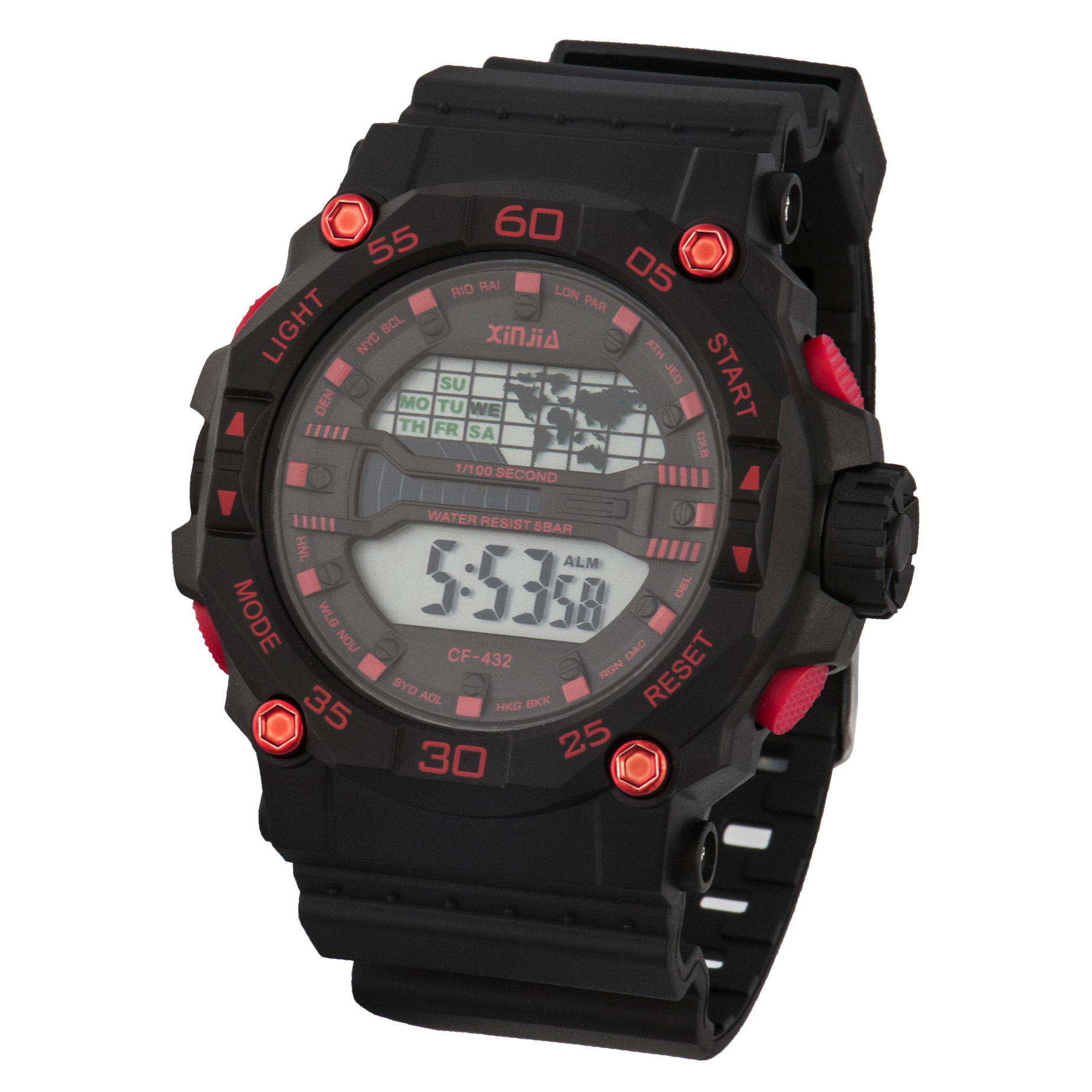 XINJIA Sport G Watch - Digital, Waterproof, Stainless Steel