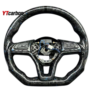 Volant de course en fibre de carbone véritable personnalisé YTcarbon pour <span class=keywords><strong>Micra</strong></span> 17-24 K14 Nismo JDM, accessoires intérieurs de voiture, style racing. - Product Image 2