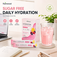 Poudre d'hydratation électrolytique à la créatine sans sucre en sachets, mélange de boisson faible en calories OEM