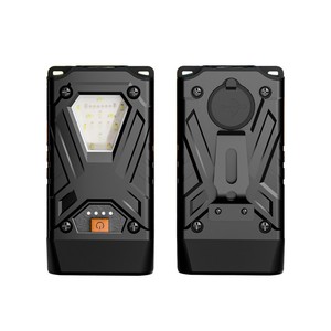 Ngoài trời 350 lumen Mini EDC LED làm việc Torch ánh sáng di động có thể sạc lại đèn pin với chỉ số pin và cảnh báo màu đỏ ánh sáng - Product Image 6