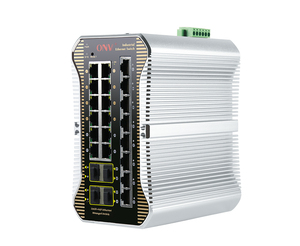 Giải pháp mạng 24-Port Gigabit quản lý công nghiệp <span class=keywords><strong>Ethernet</strong></span> chuyển đổi - Product Image 2