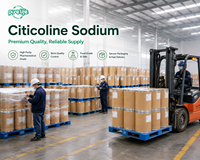 %99 Gıda Sınıfı Sodyum Sitikolin CAS 33818-15-4 Beyin Destekleyici Toz, Hafızayı, Odaklanmayı ve Zihinsel Enerjiyi Geliştirir