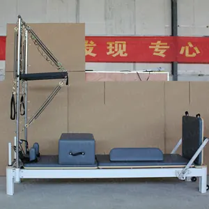 Phòng tập thể dục cải cách Pilates nhôm máy bền Kim Loại Nhà Cải Cách lò xo aluminio giường Trắng nhôm Hàn Quốc Pilates Nhà Cải Cách