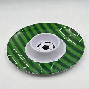 Plateau <span class=keywords><strong>de</strong></span> service en mélamine sur le thème du football américain <span class=keywords><strong>de</strong></span> 19,5 pouces, plateau décoratif pour les fans <span class=keywords><strong>de</strong></span> sport, fête/salle <span class=keywords><strong>de</strong></span> jeux - Product Image 3