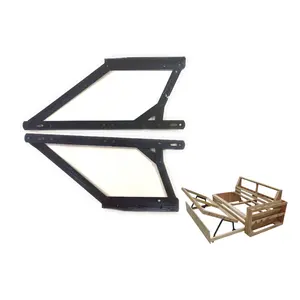 Furniture Frame Iron Folding Hinge Pull Out Sofa Bed Frame Lift Mechanism Folding Sofa Adjustable Bed Storage Hinge Mechanism