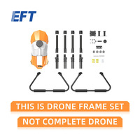Pièces de drone agricole intelligent EFT G06 à prix abordable, réservoir amovible de 6L, châssis de drone durable, pulvérisation UAV Agricola, jet privé