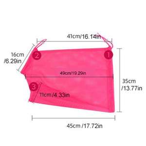 Bolsa de Aseo Ajustable de Malla de Poliéster <span class=keywords><strong>para</strong></span> Mascotas, Antiarañazos, <span class=keywords><strong>Red</strong></span> de Baño <span class=keywords><strong>para</strong></span> <span class=keywords><strong>Gatos</strong></span>, Anti-Mordidas, al por Mayor - Product Image 3