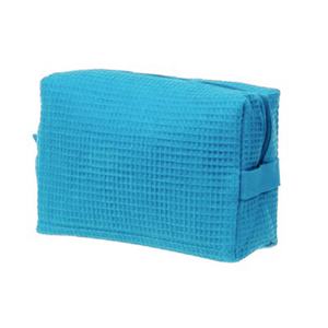 Bolsa de maquillaje de viaje personalizada, bolsa de cosméticos de lona con monograma - Product Image 4