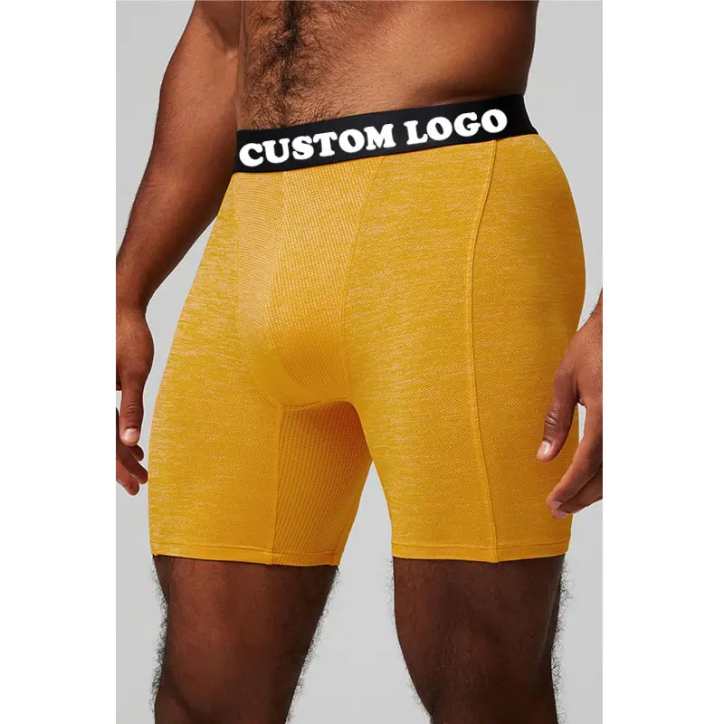 Custom Logo Underwear For Man Classical Bamboo Cotton Boxer Shorts Male Basics Boxer Briefs