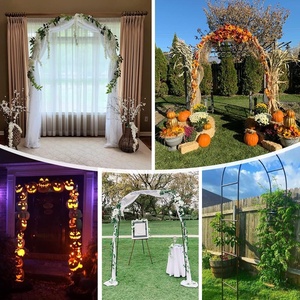<span class=keywords><strong>Treillis</strong></span> d'arche <span class=keywords><strong>de</strong></span> jardin en métal vert armée décoratif pour fête <span class=keywords><strong>de</strong></span> mariage en plein air Oniya pour plante grimpante - Product Image 6