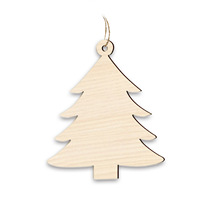 Fabricants en gros divers types de modèles de forme de découpe laser en bois bricolage en bois artisanat signets pendentifs d'arbre de Noël