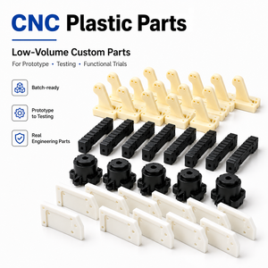 Servicio de Mecanizado CNC de Precisión Personalizado, Piezas de Torneado y Fresado, Plástico de Ingeniería PEEK POM Nylon, Prototipos OEM - Product Image 1
