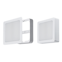 Plafonnier encastré 2 en 1, panneau lumineux, 9W 12W 18W 24W 30W, LED, pour la maison, le bureau, design moderne