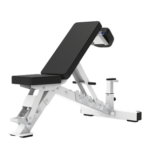 Banc d'exercice réglable WENDY pour la maison avec haltères, design pliable en métal portable, caractéristiques de sécurité - Product Image 1