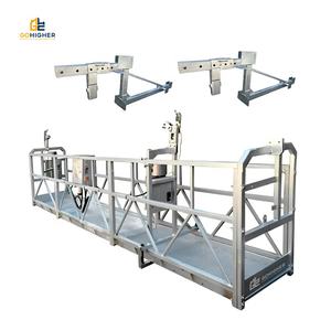 פלטפורמת עבודה תלויה על כבלים מסוג ZLP630 מסגסוגת אלומיניום, להרמה תעשייתית בבנייה, טיפוס ועבודה על חזיתות. - Product Image 3